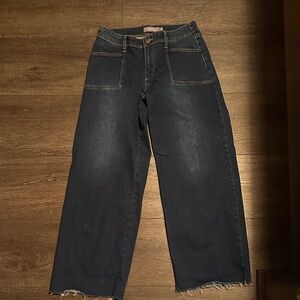 Just USA Dark Blue Wide Leg Jeans